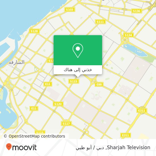 خريطة Sharjah Television