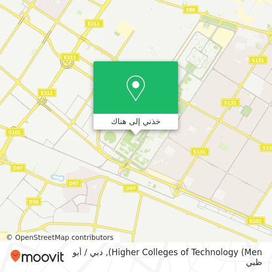 خريطة Higher Colleges of Technology (Men)