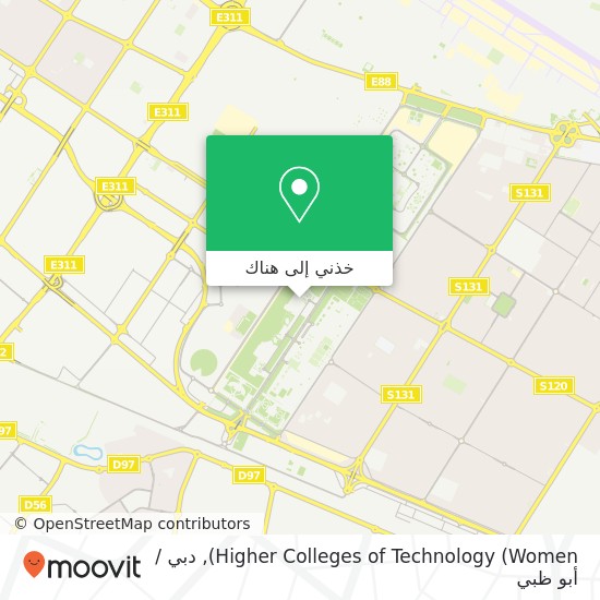 خريطة Higher Colleges of Technology (Women)