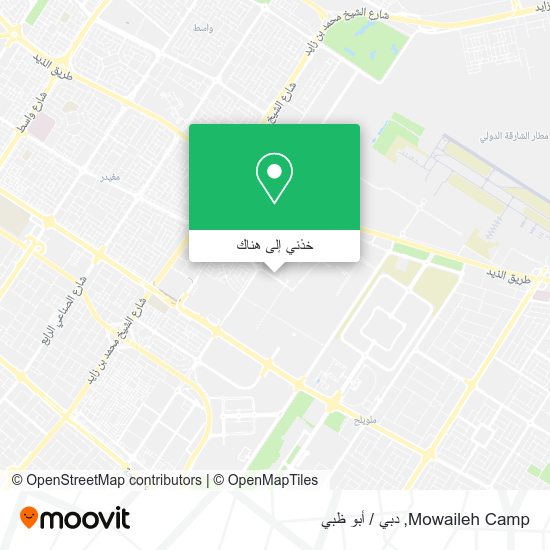خريطة Mowaileh Camp