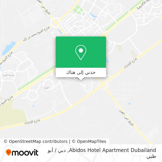 خريطة Abidos Hotel Apartment Dubailand