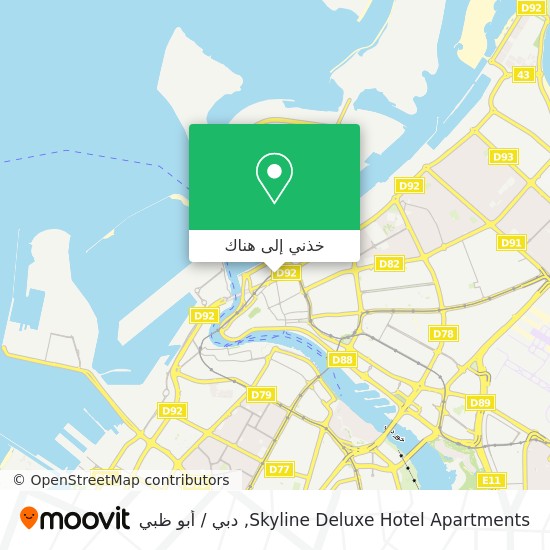 خريطة Skyline Deluxe Hotel Apartments