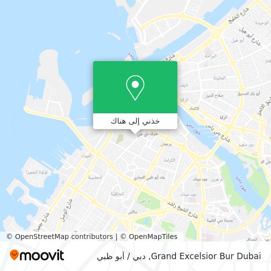 خريطة Grand Excelsior Bur Dubai