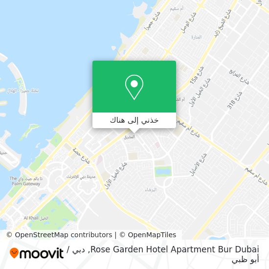 خريطة Rose Garden Hotel Apartment Bur Dubai