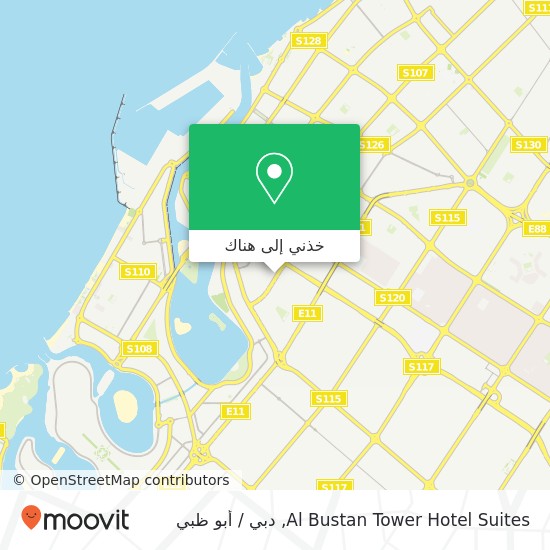 خريطة Al Bustan Tower Hotel Suites