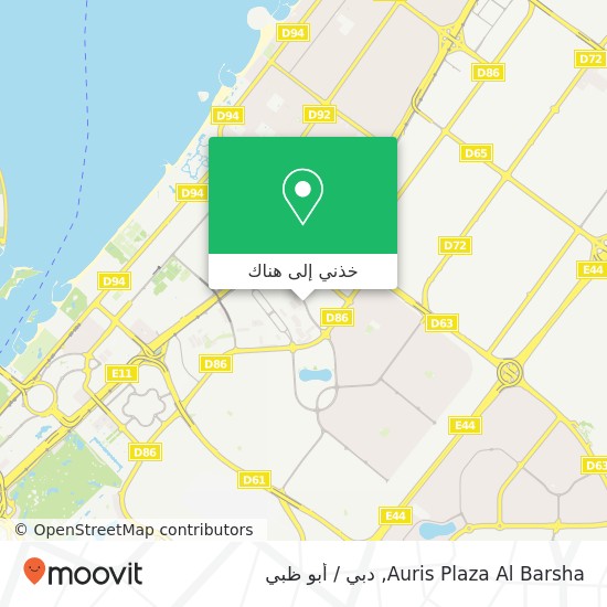 خريطة Auris Plaza Al Barsha