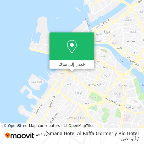 خريطة Smana Hotel Al Raffa (Formerly Rio Hotel)