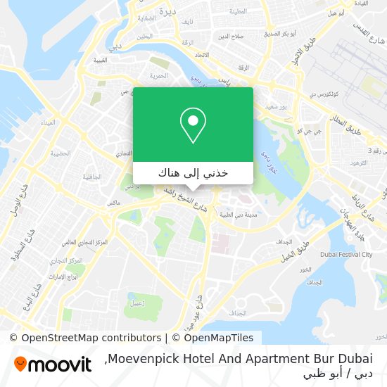 خريطة Moevenpick Hotel And Apartment Bur Dubai