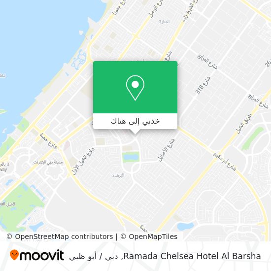 خريطة Ramada Chelsea Hotel Al Barsha