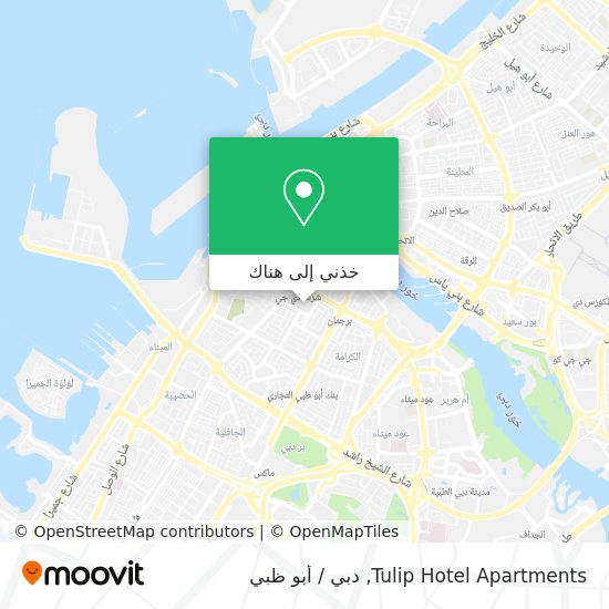 خريطة Tulip Hotel Apartments