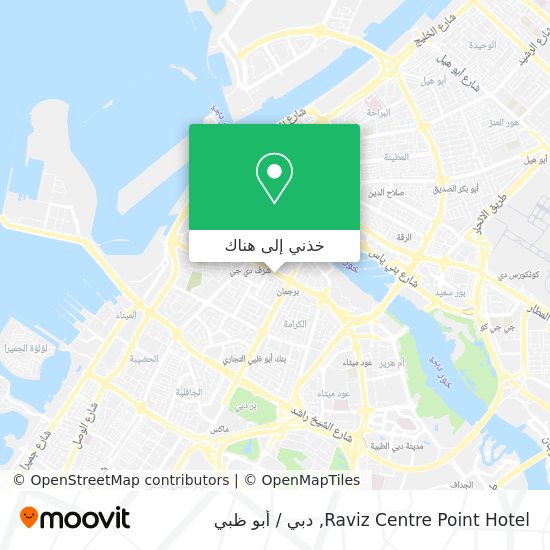 خريطة Raviz Centre Point Hotel