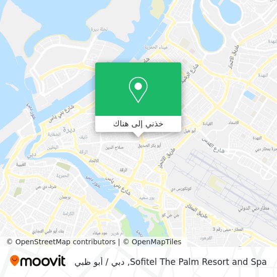 خريطة Sofitel The Palm Resort and Spa