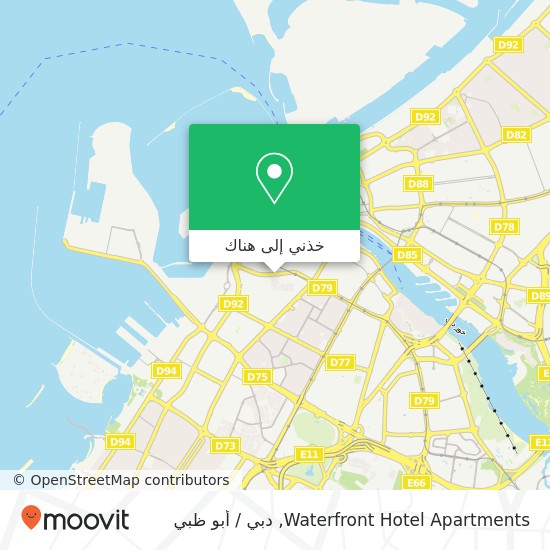 خريطة Waterfront Hotel Apartments