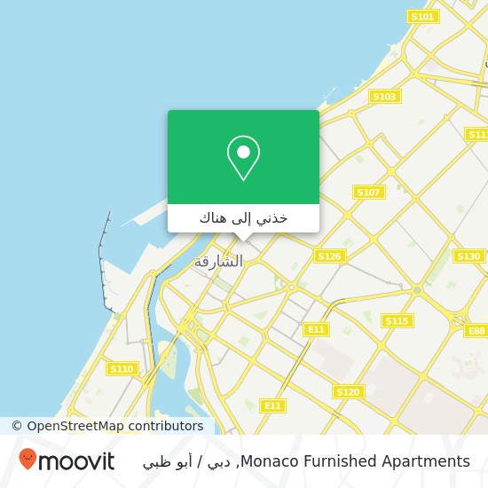 خريطة Monaco Furnished Apartments