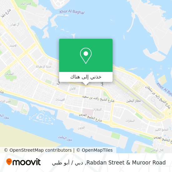 خريطة Rabdan Street & Muroor Road