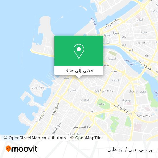 خريطة بر دبي