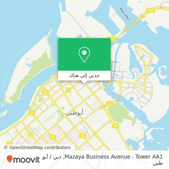 خريطة Mazaya Business Avenue - Tower AA1