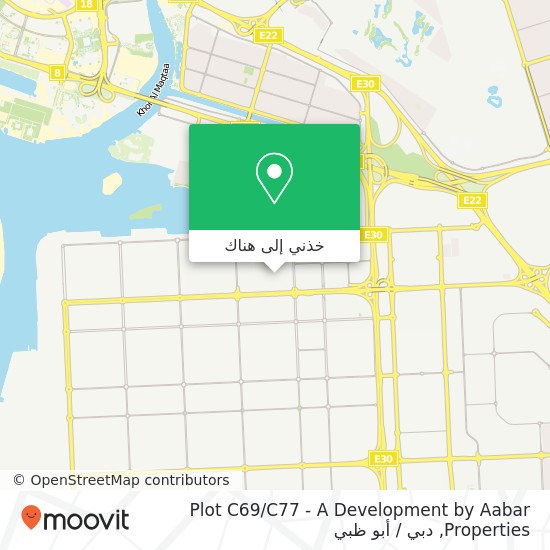 خريطة Plot C69 / C77 - A Development by Aabar Properties