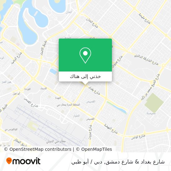 خريطة شارع بغداد & شارع دمشق