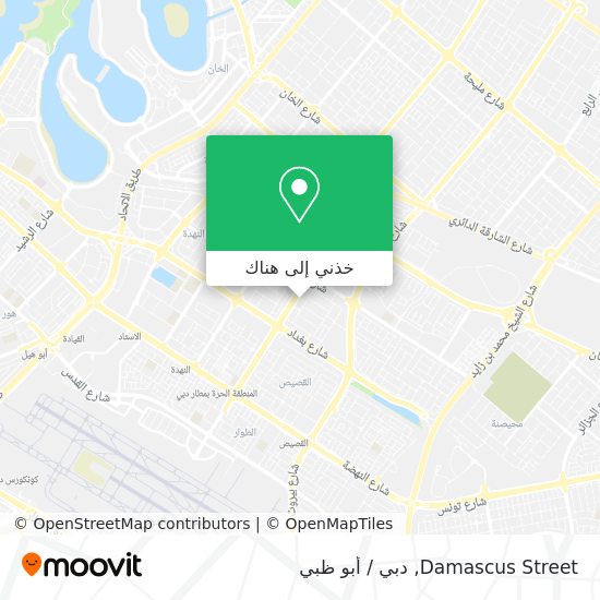 خريطة Damascus Street