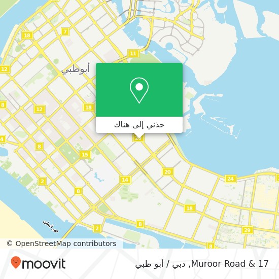 خريطة 17 & Muroor Road
