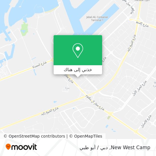 خريطة New West Camp