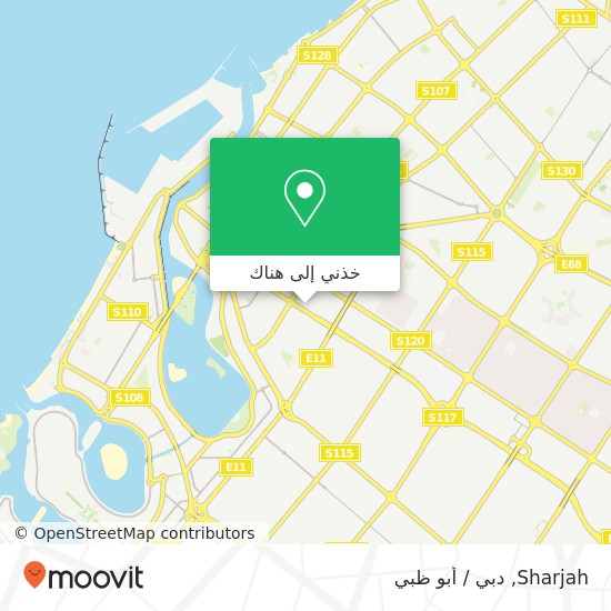 خريطة Sharjah