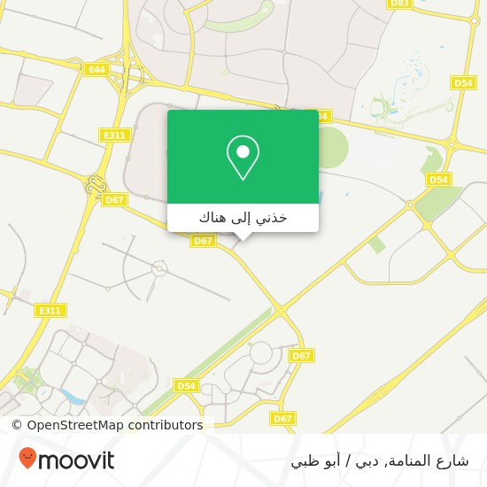 خريطة شارع المنامة