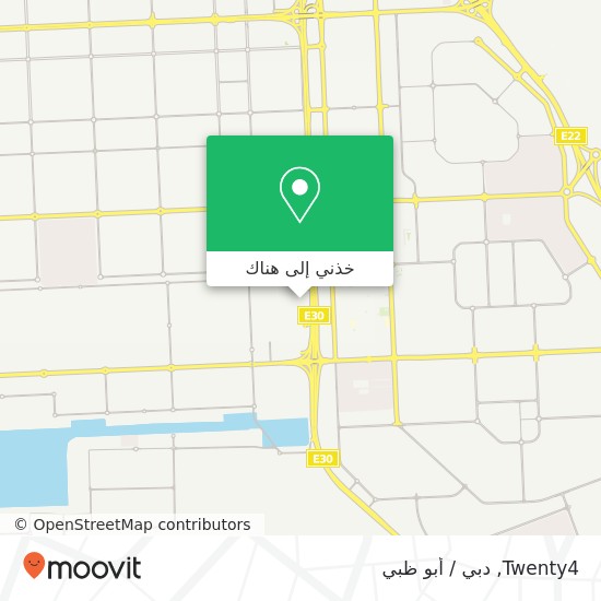 خريطة Twenty4, مدينة أبوظبى الصناعية, أبوظبي