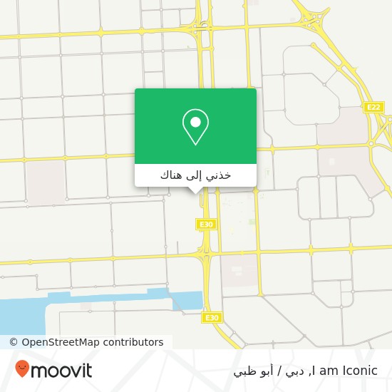 خريطة I am Iconic, مدينة أبوظبى الصناعية, أبوظبي