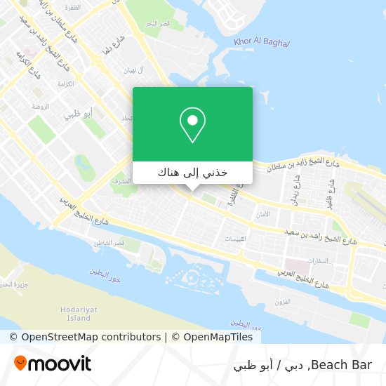 خريطة Beach Bar