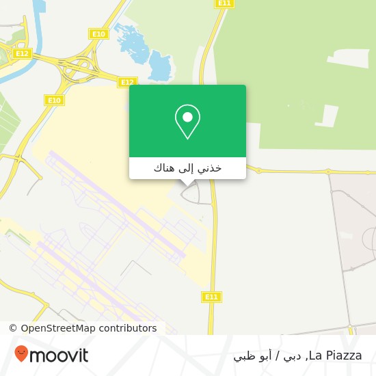 خريطة La Piazza, شارع ليوا الريف فيلاز أبو ظبي, أبوظبي
