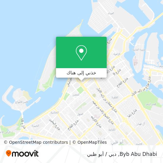 خريطة Byb Abu Dhabi