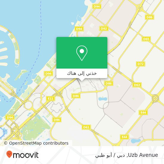 خريطة Uzb Avenue, البرشاء 1, دبي