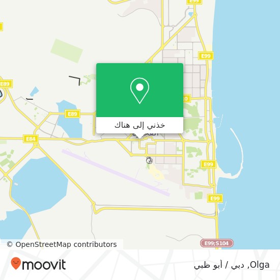 خريطة Olga, شارع حمد بن عبد الله مركز المدينة, الفجيرة