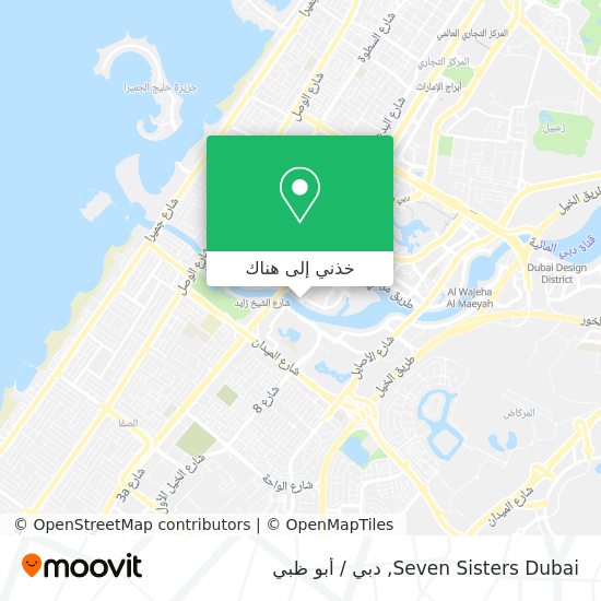 خريطة Seven Sisters Dubai