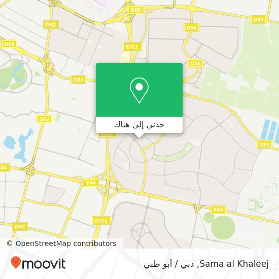 خريطة Sama al Khaleej, 2C شارع 7 الورقاء 2, دبي