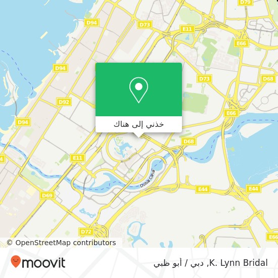 خريطة K. Lynn Bridal, برج خليفة, دبي