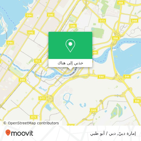 خريطة إمارة دبيّ