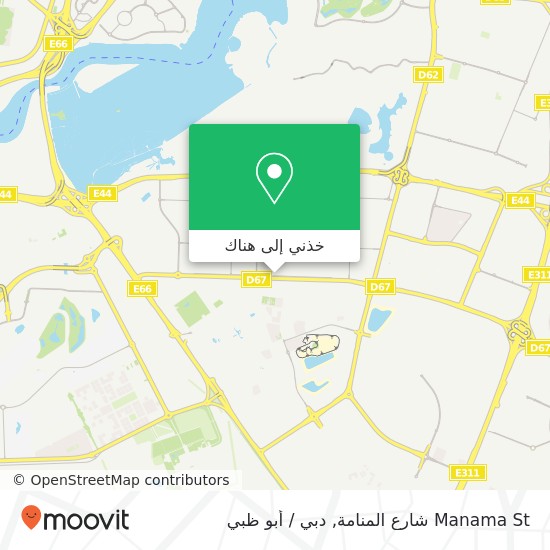 خريطة Manama St شارع المنامة