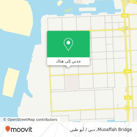 خريطة Musaffah Bridge