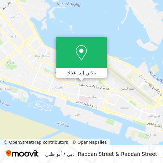 خريطة Rabdan Street & Rabdan Street