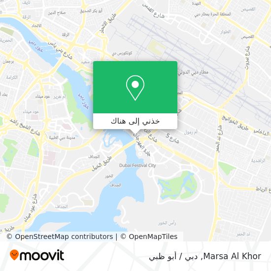 خريطة Marsa Al Khor