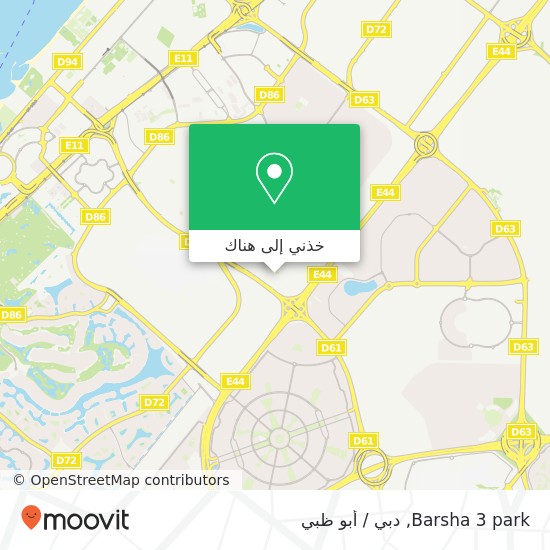 خريطة Barsha 3 park
