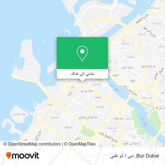 خريطة Bur Dubai