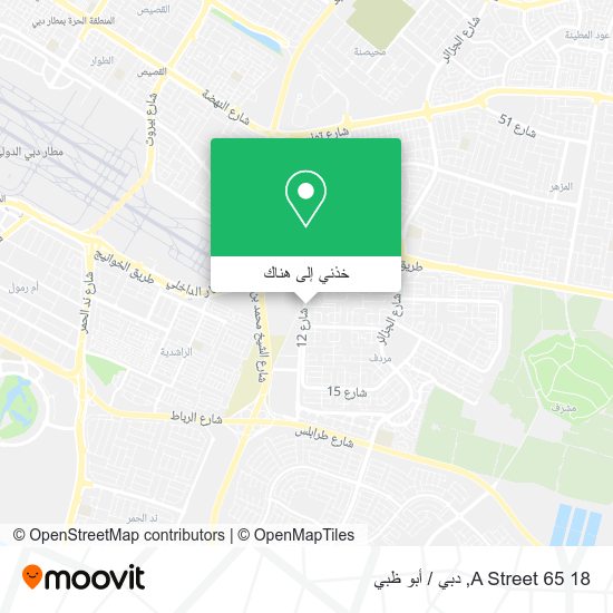 خريطة 18 65 A Street