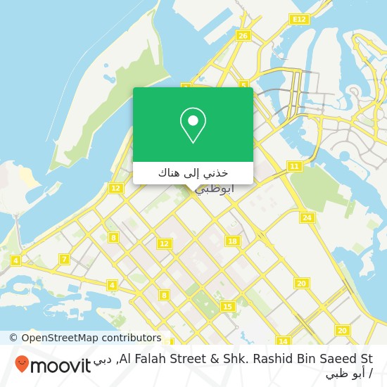 خريطة Al Falah Street & Shk. Rashid Bin Saeed St