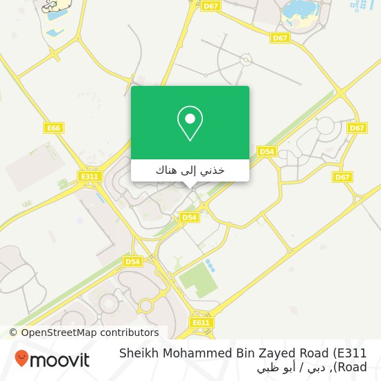 خريطة Sheikh Mohammed Bin Zayed Road (E311 Road)
