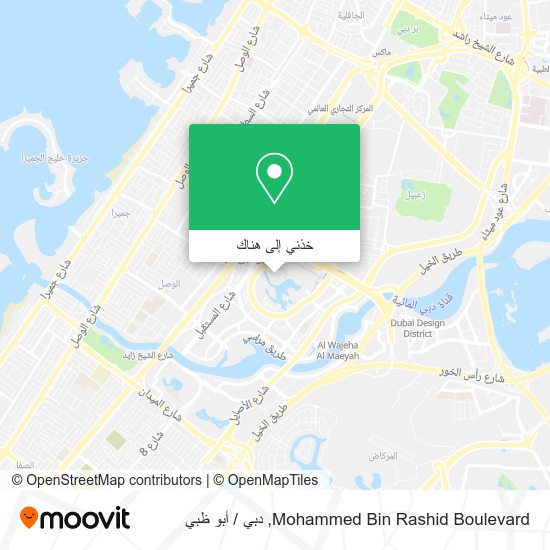 خريطة Mohammed Bin Rashid Boulevard