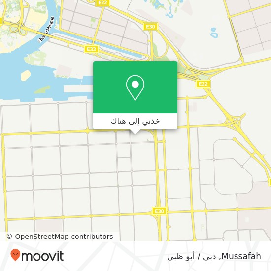 خريطة Mussafah